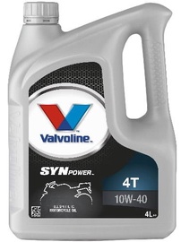 Машинное масло Valvoline 10W - 40, синтетический, для мототехники, 4 л