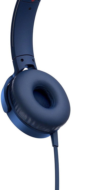 Проводные наушники Sony MDR-XB550AP Extra Bass, синий