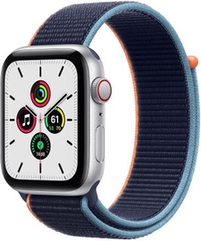 Умные часы Apple Watch SE GPS + Cellular, 44mm, серебристый