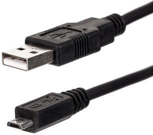 Netrack Cable USB To Micro USB Black 0.25m