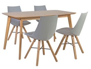 Ēdamistabas komplekts Home4you Enrich K208942 Gray Oak