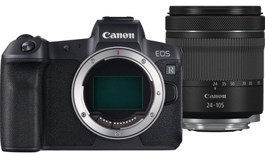 Süsteemne fotoaparaat Canon EOS R + RF 24-105mm F4-7.1 IS STM Black