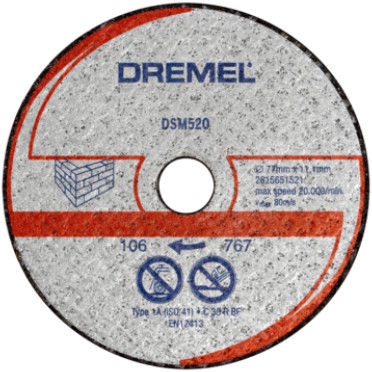 Пильный диск для углошлифовальной машины Dremel, 77 мм