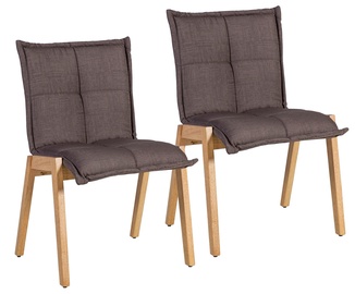 Стул для столовой Home4you Razor Brown, 2 шт.