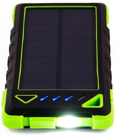 PowerNeed Power Bank 8000mAh With Solar Panel Green