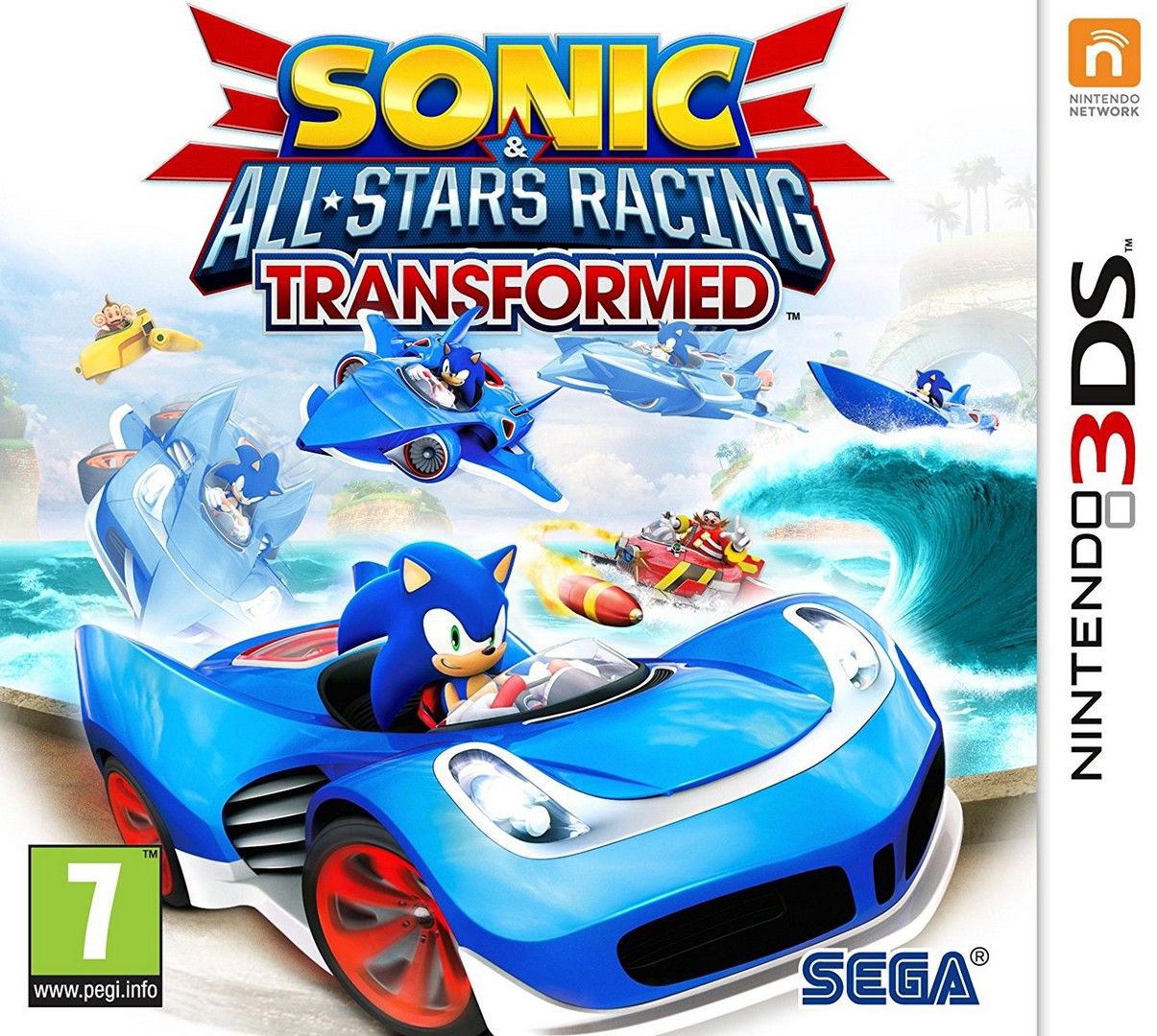 DS, 3DS игра Sega Sonic And All-Stars Racing: Transformed - K-rauta