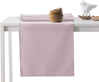 DecoKing Pure HMD Tablecloth PowderPink Set 115x180/35x180 2pcs