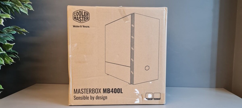 Korpuss Cooler Master Masterbox MB400L w/ODD, melna (bojāts iepakojums)