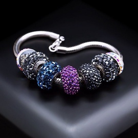 Diamond Sky Bracelet Becharmed Pavé Mini XI With Swarovski Beads