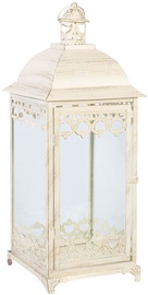 Svečturis Home4you Samira-1, alumīnijs, 64 cm, smilškrāsas