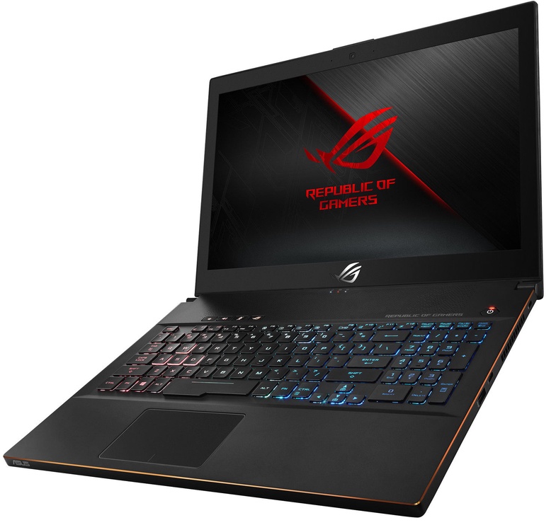 Ноутбук Asus ROG GM501GS, Intel® Core™ i7-8750H Processor (9 MB Cache, 2.2 GHz), 16 GB, 512 GB, 15.6 ″, Nvidia GeForce GTX 1070, черный