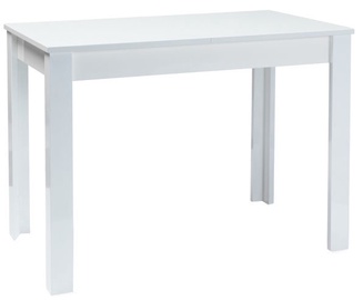 Valgomojo stalas Signal Meble Scandinavian Albert, baltas, 1000 - 1400x600x750mm