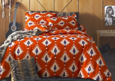 Комплект постельного белья DecoKing Indie, многоцветный, 155x220 cm