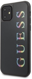 Guess Glitter Logo Back Case For Apple iPhone 11 Black
