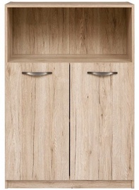 Black Red White Executive I Chest of Drawers San Remo Oak