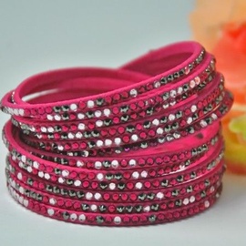 Vincento Bracelet Double Crystalsnake LB-1031
