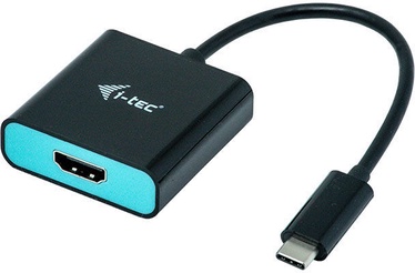Adapteris i-Tec USB-C To HDMI USB Type-C, HDMI female, 0.15 m, juoda