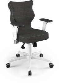 Entelo Perto White Office Chair FC33 Dark Gray