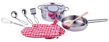Woodyland Metal Kitchen Pots Set And Kitchen Accessories 10pcs 91879