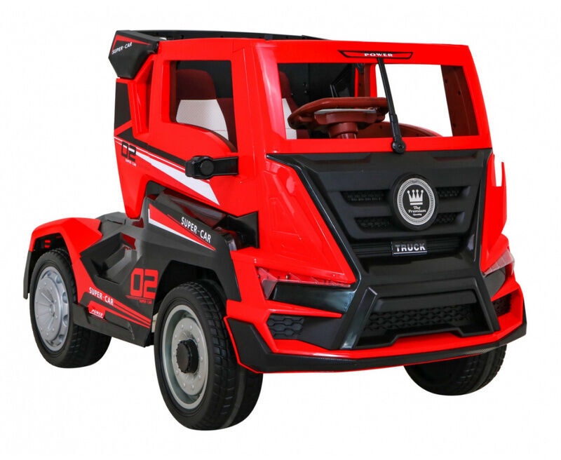 Vaikiškas elektromobilis - sunkvežimis Truck With Trailer