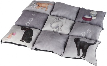 Trixie Patchwork Blanket Cat Grey 55x45cm