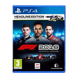Kompiuterinis žaidimas F1 2018 Headline Edition, PS4