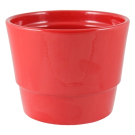 Puķu pods 50112/010, keramika, Ø 120 mm, sarkana