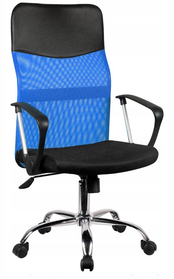 Kontoritool Nemo, 50 x 66 x 99 - 107.5 cm, sinine/must