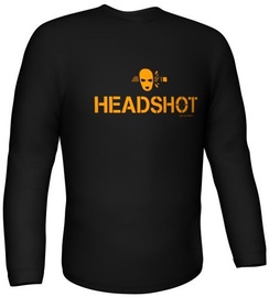 Krekls ar garām piedurknēm GamersWear Headshot Longsleeve Black S