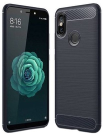 Hurtel Carbon Back Case For Xiaomi Mi A2 Blue
