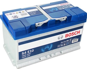 Akumulators Bosch EFB S4 E10, 12 V, 75 Ah, 730 A