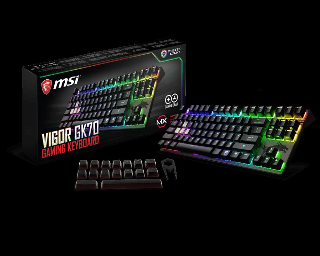 msi vigor gk70 gaming keyboard