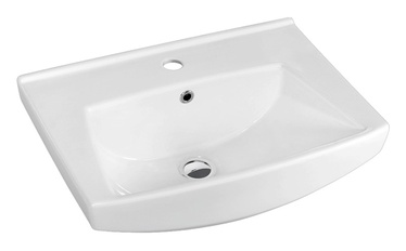 Раковина для ванной Riva Riva Riva55, керамика, 555 мм x 415 мм x 205 мм
