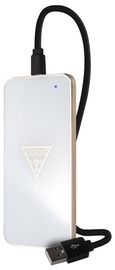 Зарядное устройство Guess Universal Inductive QI, USB/Qi Wireless, золотой/белый