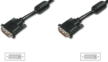 Assmann Cable DVI-D/DVI-D Black 2m