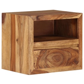 Ночной столик VLX Sheesham Nightstand, коричневый, 40x30x35 см