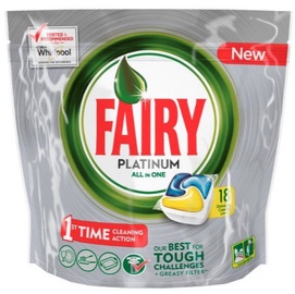 Fairy Dishwashing Tablets All In One Platinum Lemon 18pcs
