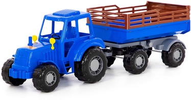 Rotaļu traktors Wader-Polesie Altay Tractor With Trailer 84767, zila