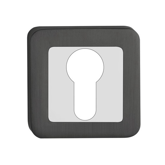 Durvju aizsargplāksnīte Metal-Bud Trend Keyhole Cover Chrome