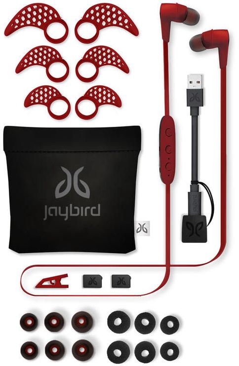 Belaidės ausinės Jaybird X3, raudona