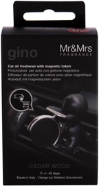 Mr & Mrs Fragrance Gino Car Air Freshner Cedar Wood