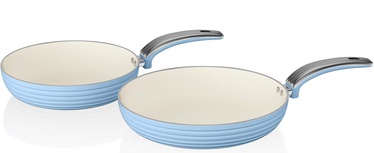 Swan Retro 20cm/28cm Fry Pans SWPS2010BLN Blue
