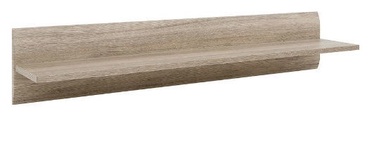 Black Red White Azteca II Shelf 105x20 San Remo Oak