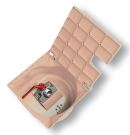 Коробка для сифона Nicoll BAC227, 200 мм, песочный