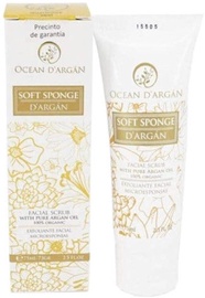 Veido odos šveitiklis Ocean D'argan Soft Sponge Facial Scrub, 75 ml