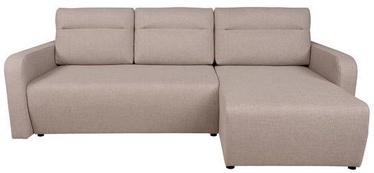 Black Red White Libano Corner Sofa Beige