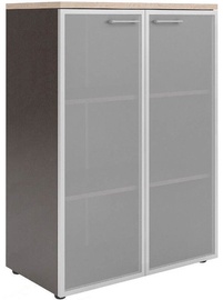 Skyland Xten XMC 85.7 Office Cabinet 85.6x119x43.2cm Beech Tiara/Dark Wood