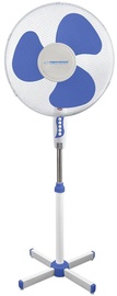 Grīdas ventilators Esperanza Hurricane EHF001 White/Blue, 50 W