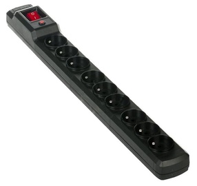 ActiveJet Surge Protector 9 Outlet Black 2.5m