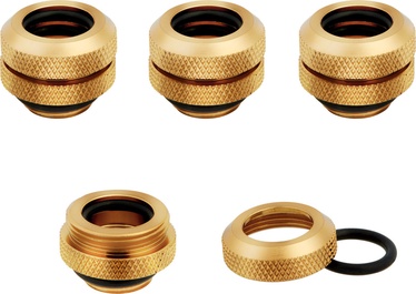 Corsair Hydro X Series XF Hardline 12mm OD Fitting Four Pack Gold